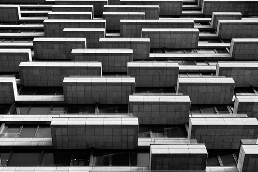 Maze II - Black and White Architectural Photography - Instant High-Res Download