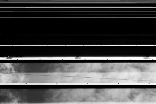 Ripple - Abstrakte Schwarzweiß-Architekturfotografie - Instant High-Res Download