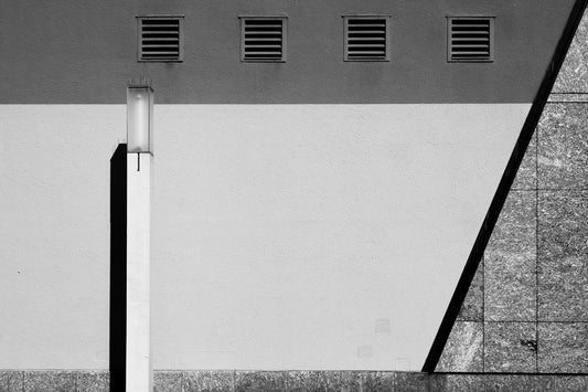 Geometry - Abstrakte Schwarzweiß-Architekturfotografie - Instant High-Res Download
