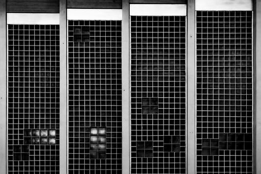Stepped - Abstrakte Schwarzweiß-Fotografie - Instant High-Res Download