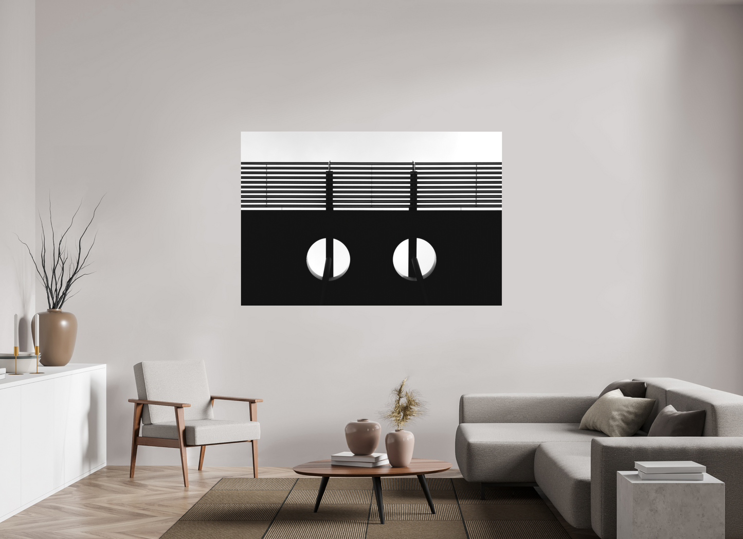 Feline - Black and White Architectural Photography - Gallery-Quality Premium Print