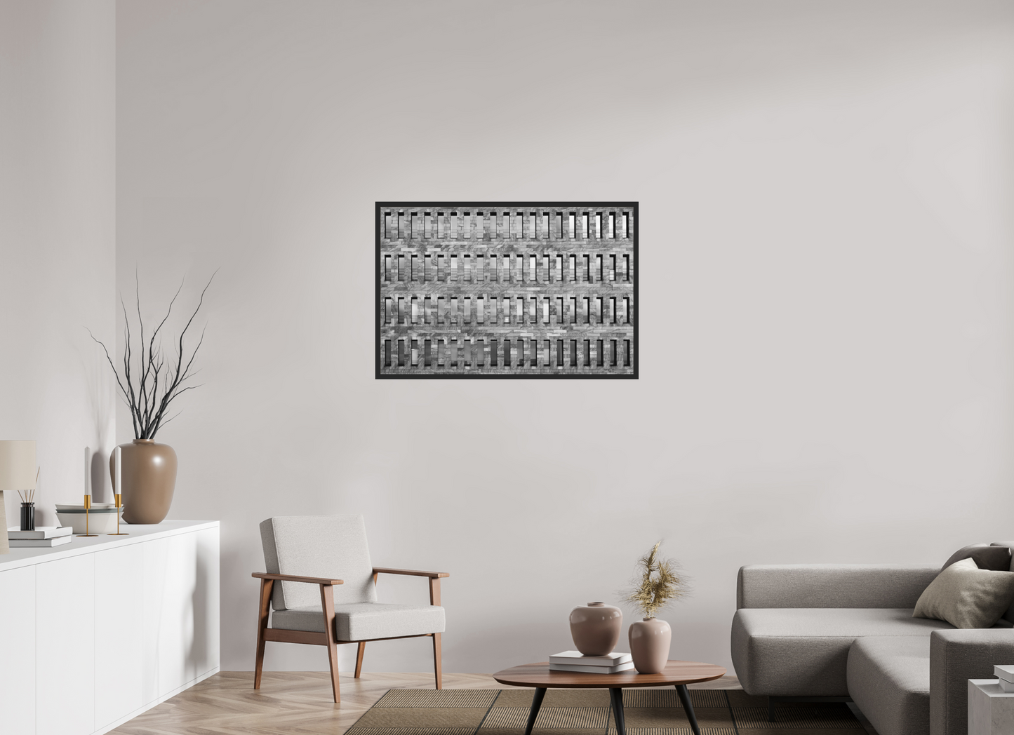 Slots - Black and White Architectural Photography - Gallery-Quality Premium Print