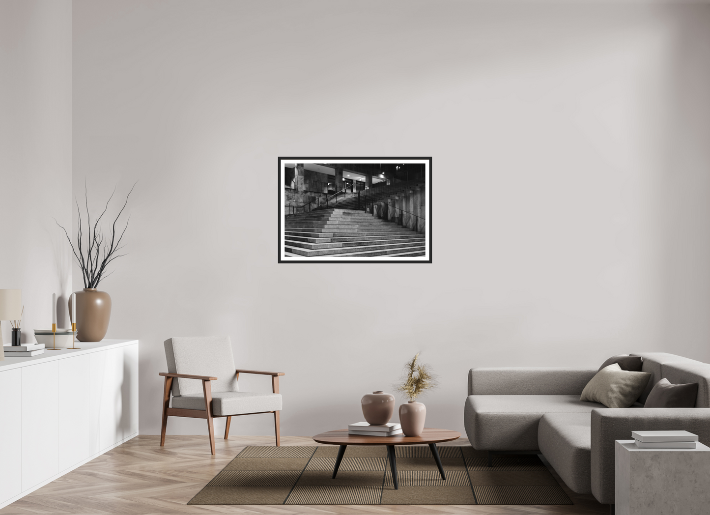 Fold - Schwarzweiß-Architekturfotografie - Hochwertiger Abzug in Galeriequalität