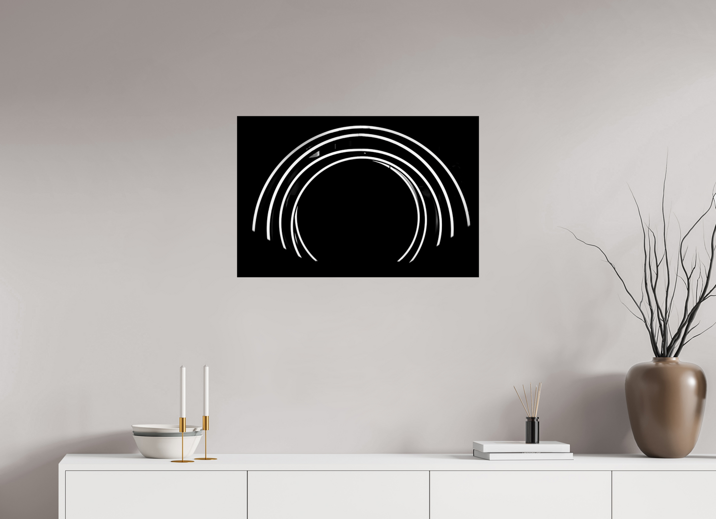 75 x 50 cm, Ilford Photo Print Portal - Abstrakte Schwarzweiß-Fotokunst - Hochwertiger Abzug in Galeriequalität