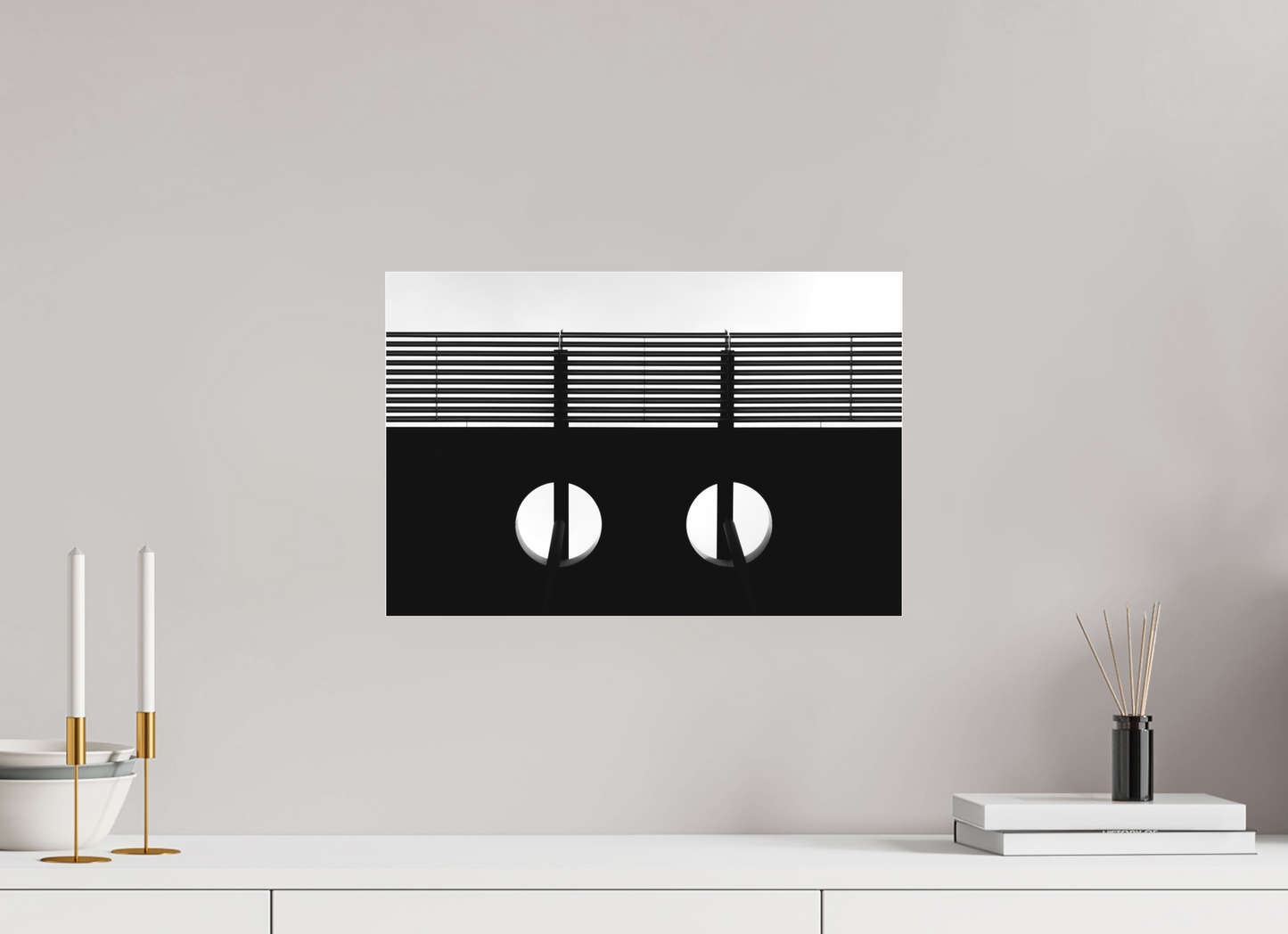 Feline - Black and White Architectural Photography - Gallery-Quality Premium Print
