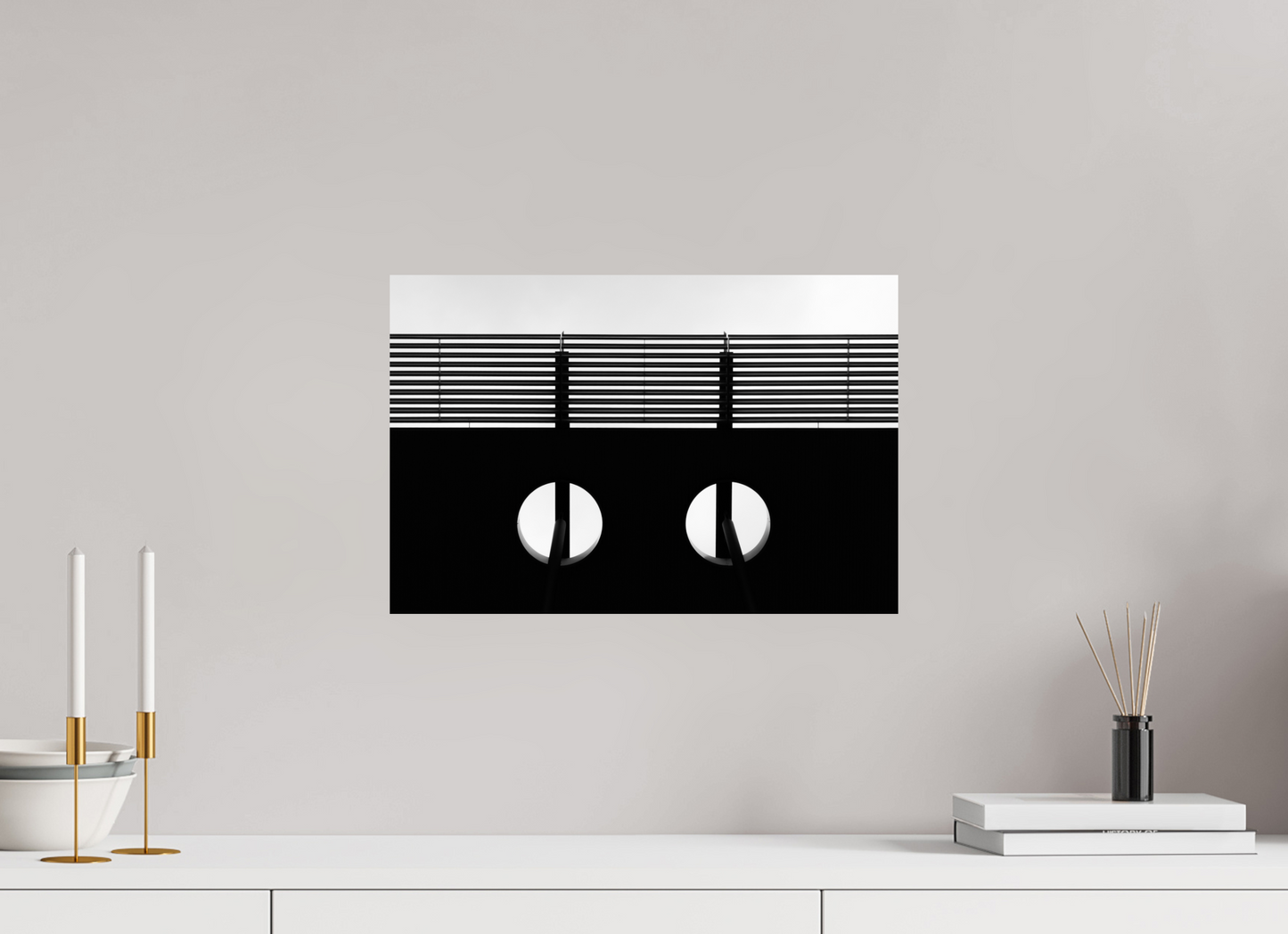 Feline - Black and White Architectural Photography - Gallery-Quality Premium Print