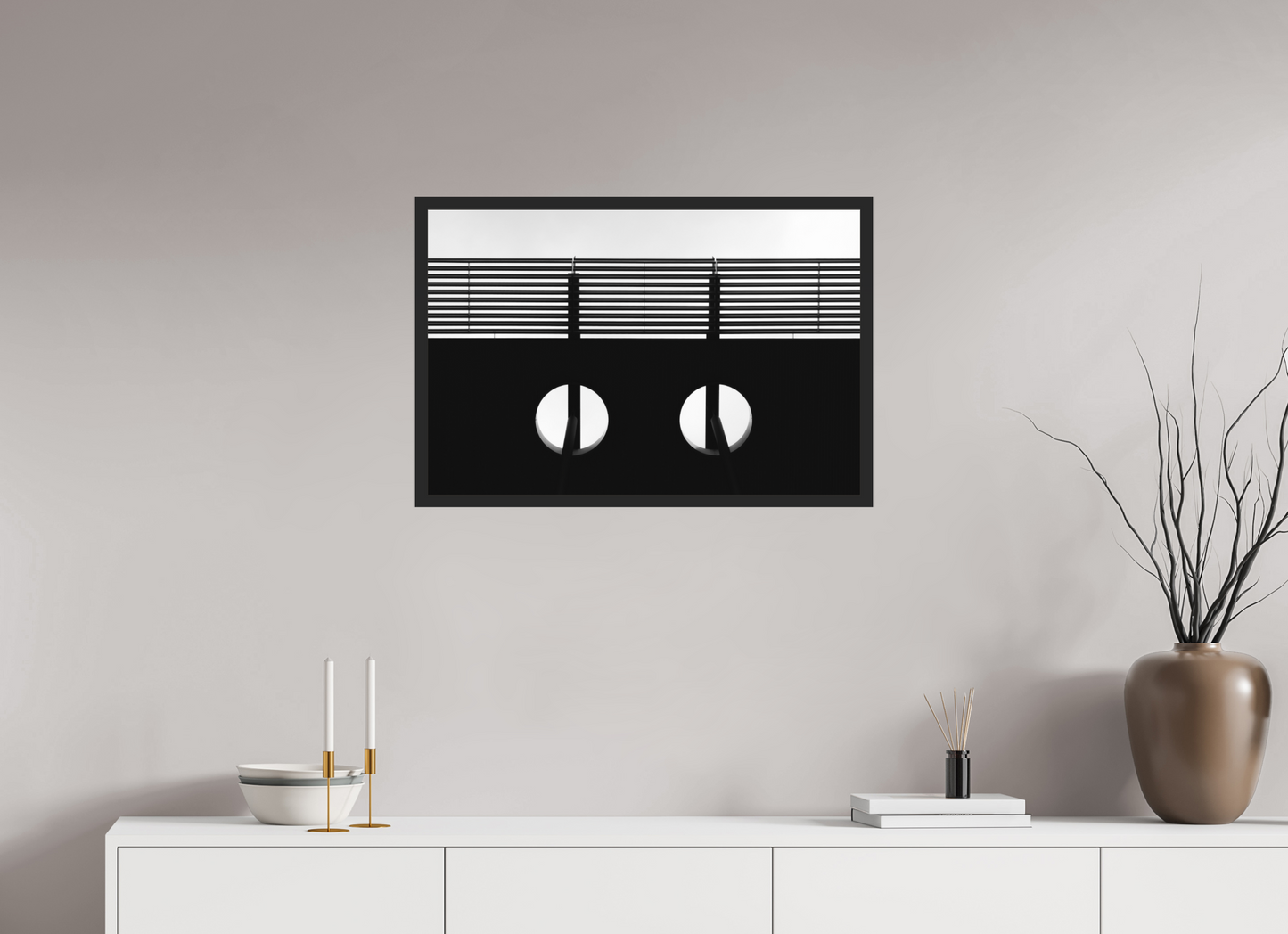 Feline - Black and White Architectural Photography - Gallery-Quality Premium Print