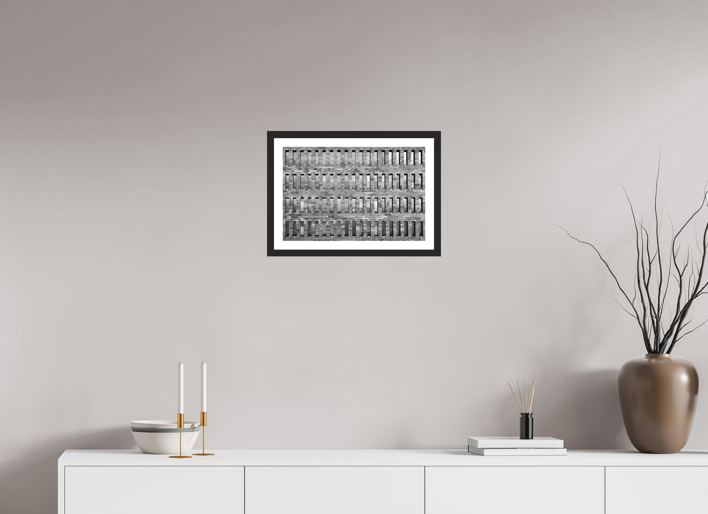 Slots - Black and White Architectural Photography - Gallery-Quality Premium Print