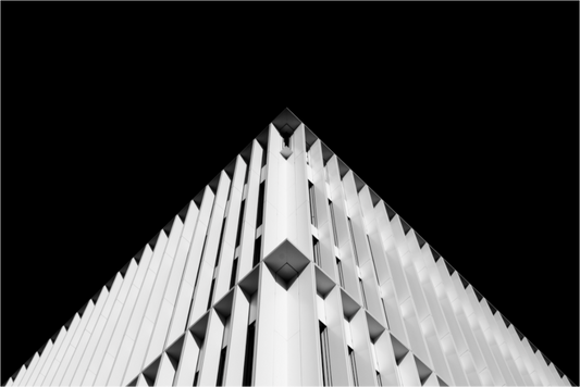 Radiator - Schwarzweiß-Architekturfotografie - Hochwertiger Abzug in Galeriequalität