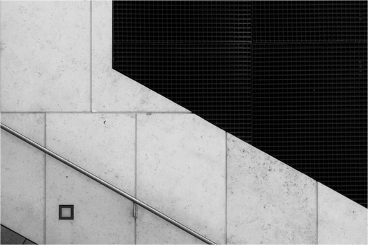 Main image Cut - Abstrakte Schwarzweiß-Fotografie - Hochwertiger Abzug in Galeriequalität