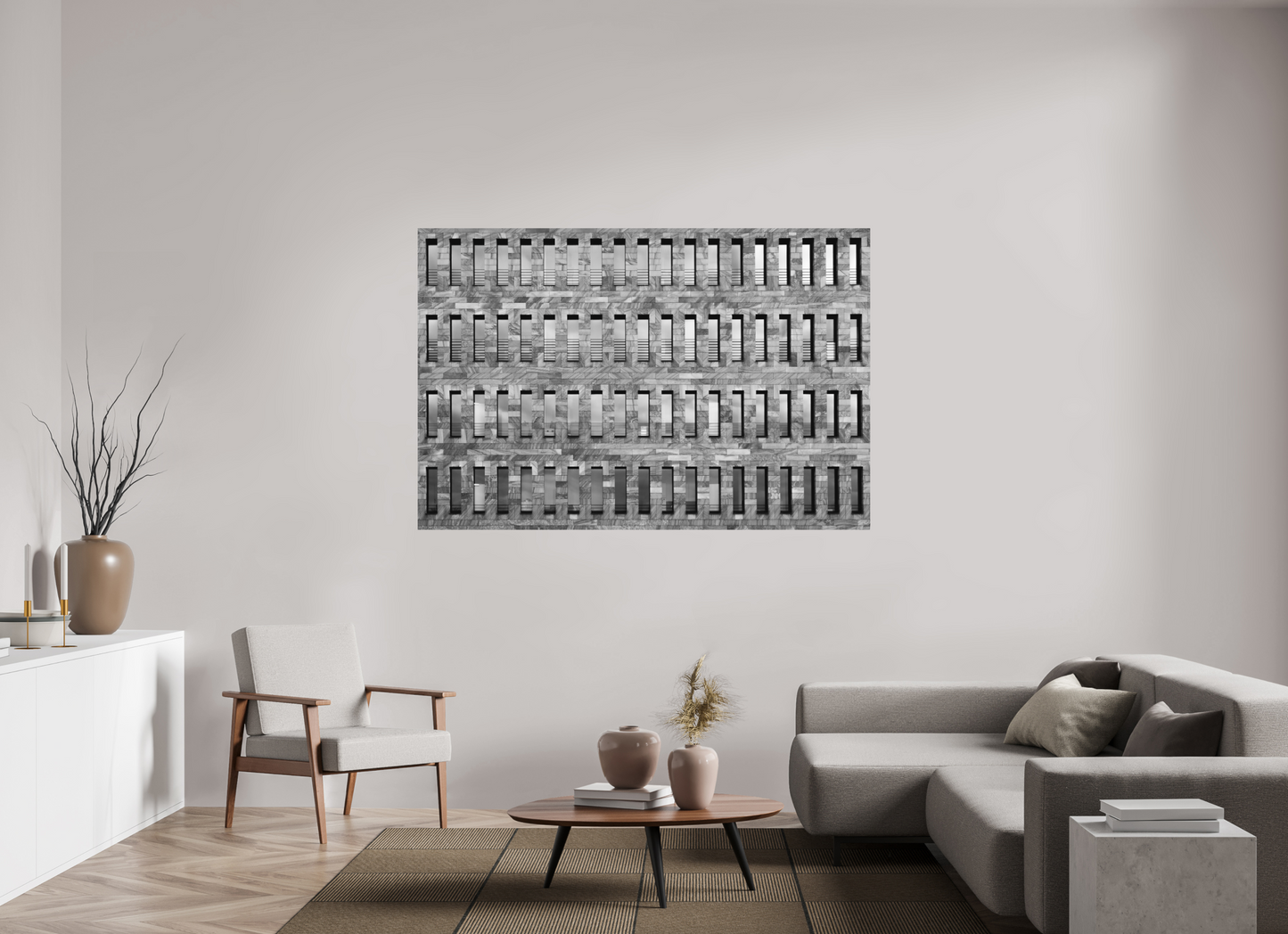 Slots - Black and White Architectural Photography - Gallery-Quality Premium Print