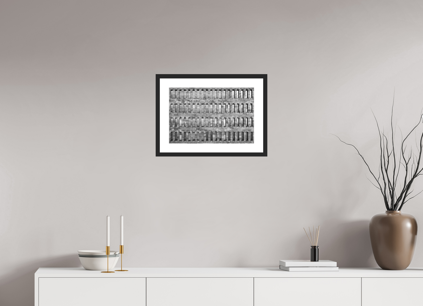 Slots - Black and White Architectural Photography - Gallery-Quality Premium Print