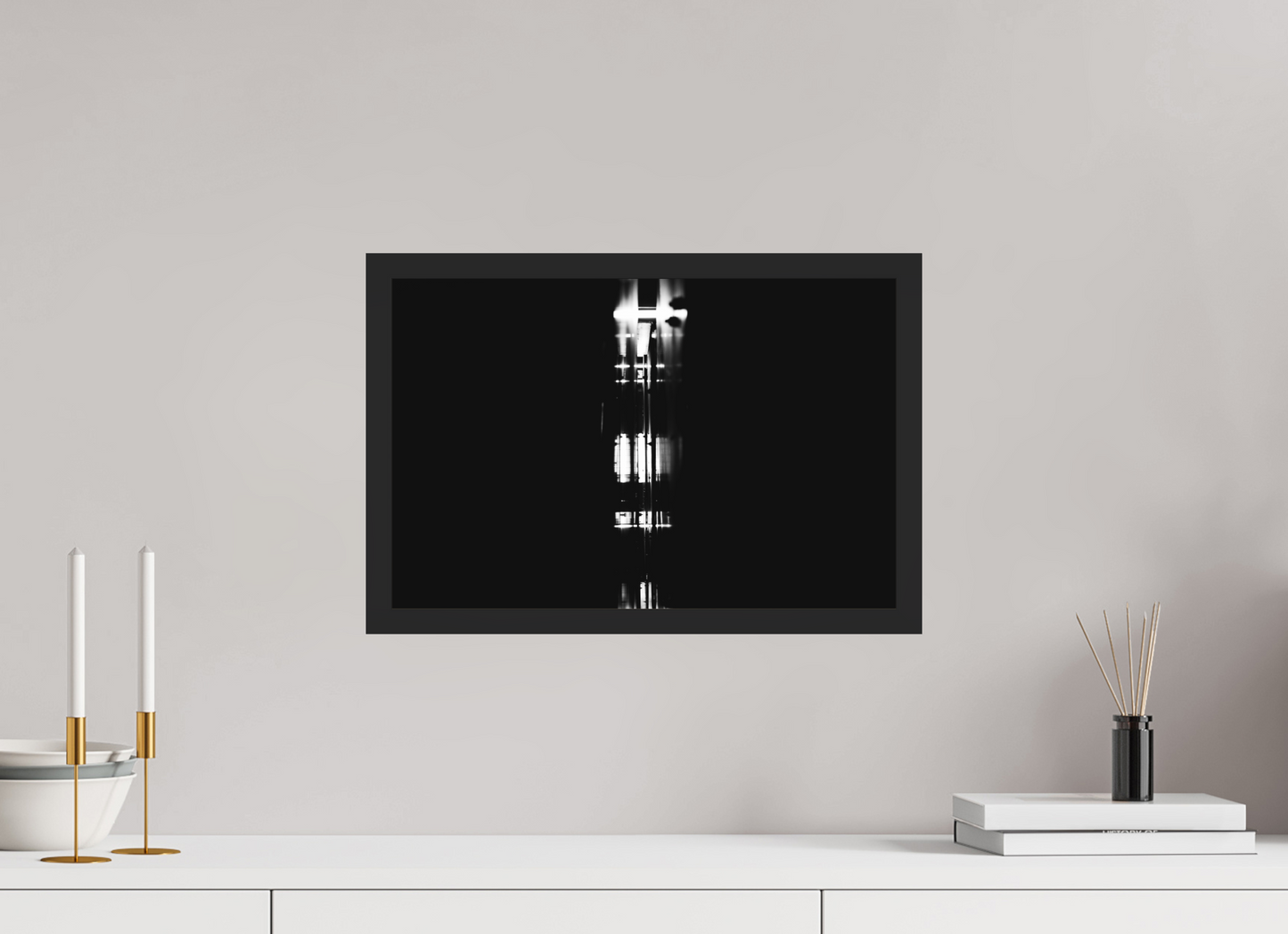 Slit - Abstract Black and White Fine Art Photography Print