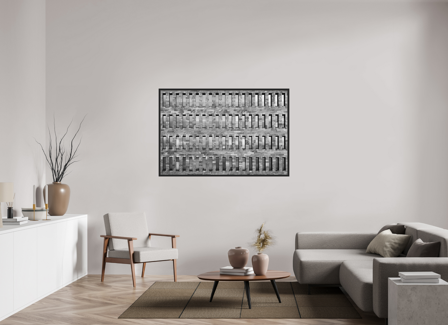 Slots - Black and White Architectural Photography - Gallery-Quality Premium Print