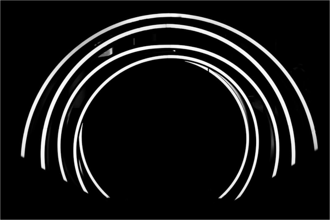 Main image Portal - Abstrakte Schwarzweiß-Fotokunst - Hochwertiger Abzug in Galeriequalität
