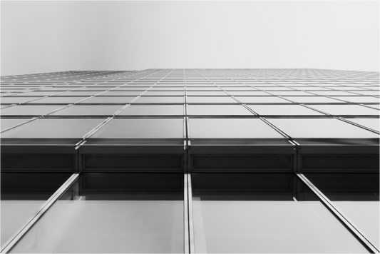 Grid V - Schwarzweiß-Architekturfotografie - Hochwertiger Abzug in Galeriequalität