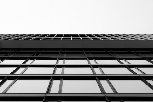Grid VI - Schwarzweiß-Architekturfotografie - Hochwertiger Abzug in Galeriequalität