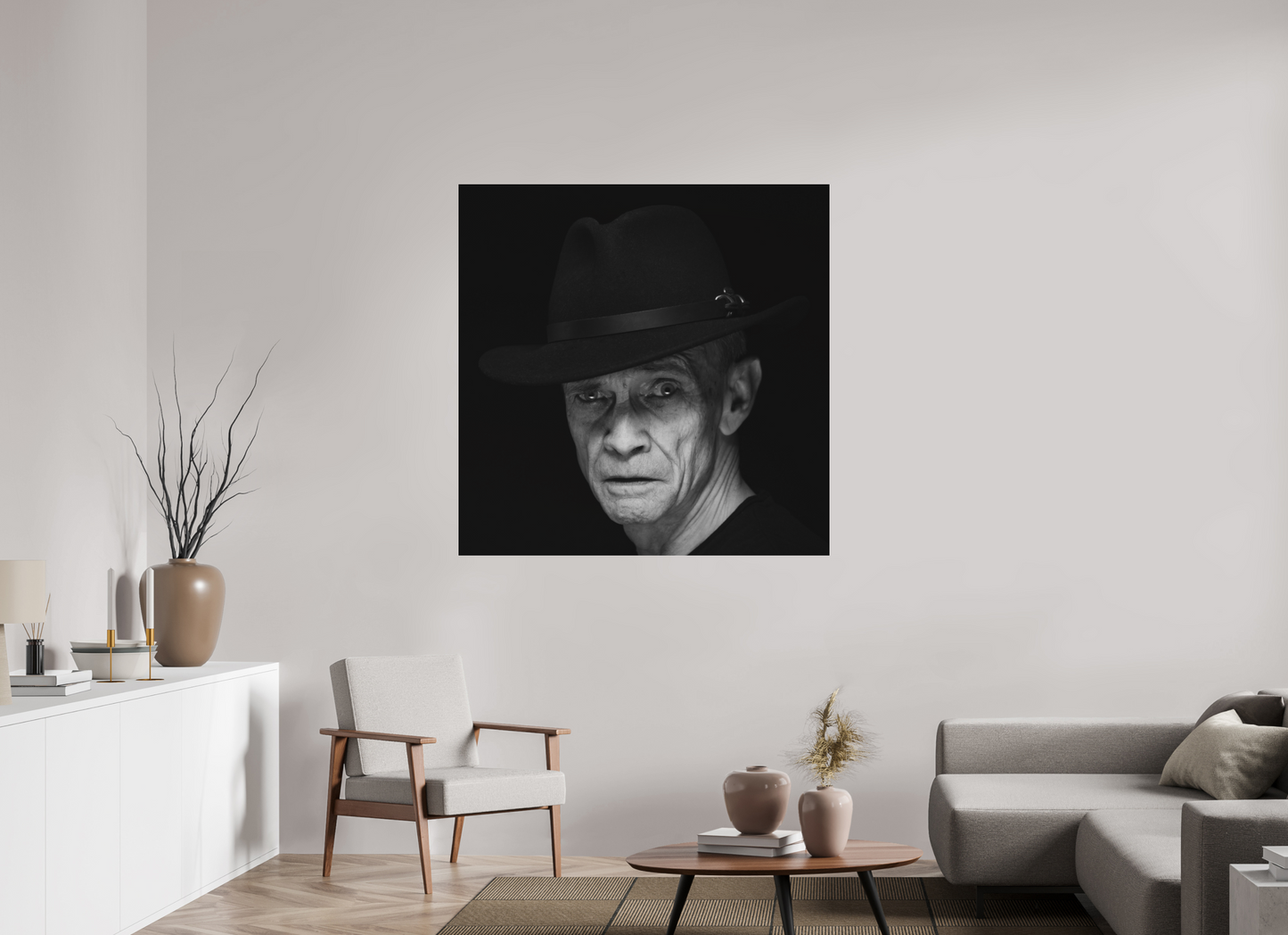 Showdown - Schwarzweiß-Fotografie, Portrait - Hochwertiger Abzug in Galeriequalität