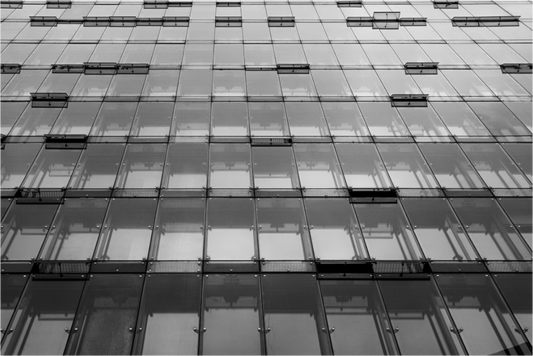Airbrakes - Schwarzweiß-Architekturfotografie - Hochwertiger Abzug in Galeriequalität