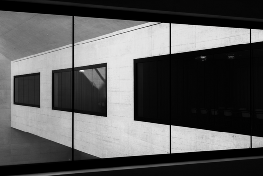 Main image Cabin - Schwarzweiß-Architekturfotografie - Hochwertiger Abzug in Galeriequalität