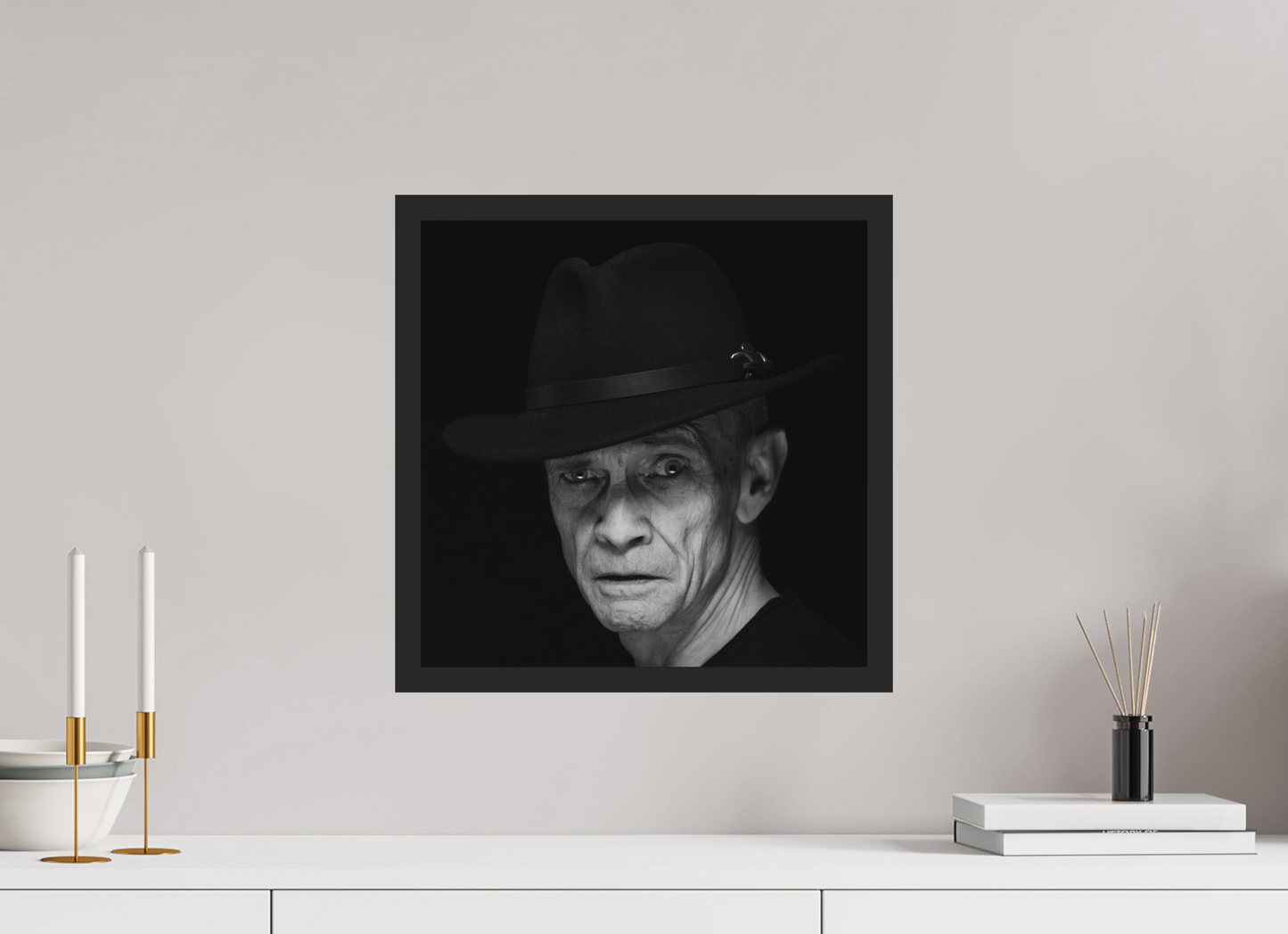 Showdown - Schwarzweiß-Fotografie, Portrait - Hochwertiger Abzug in Galeriequalität