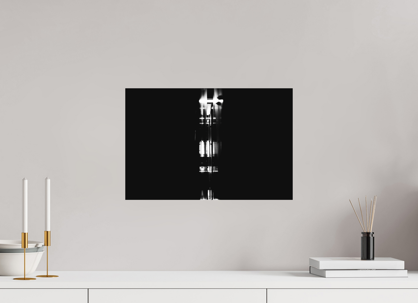 Slit - Abstract Black and White Fine Art Photography Print