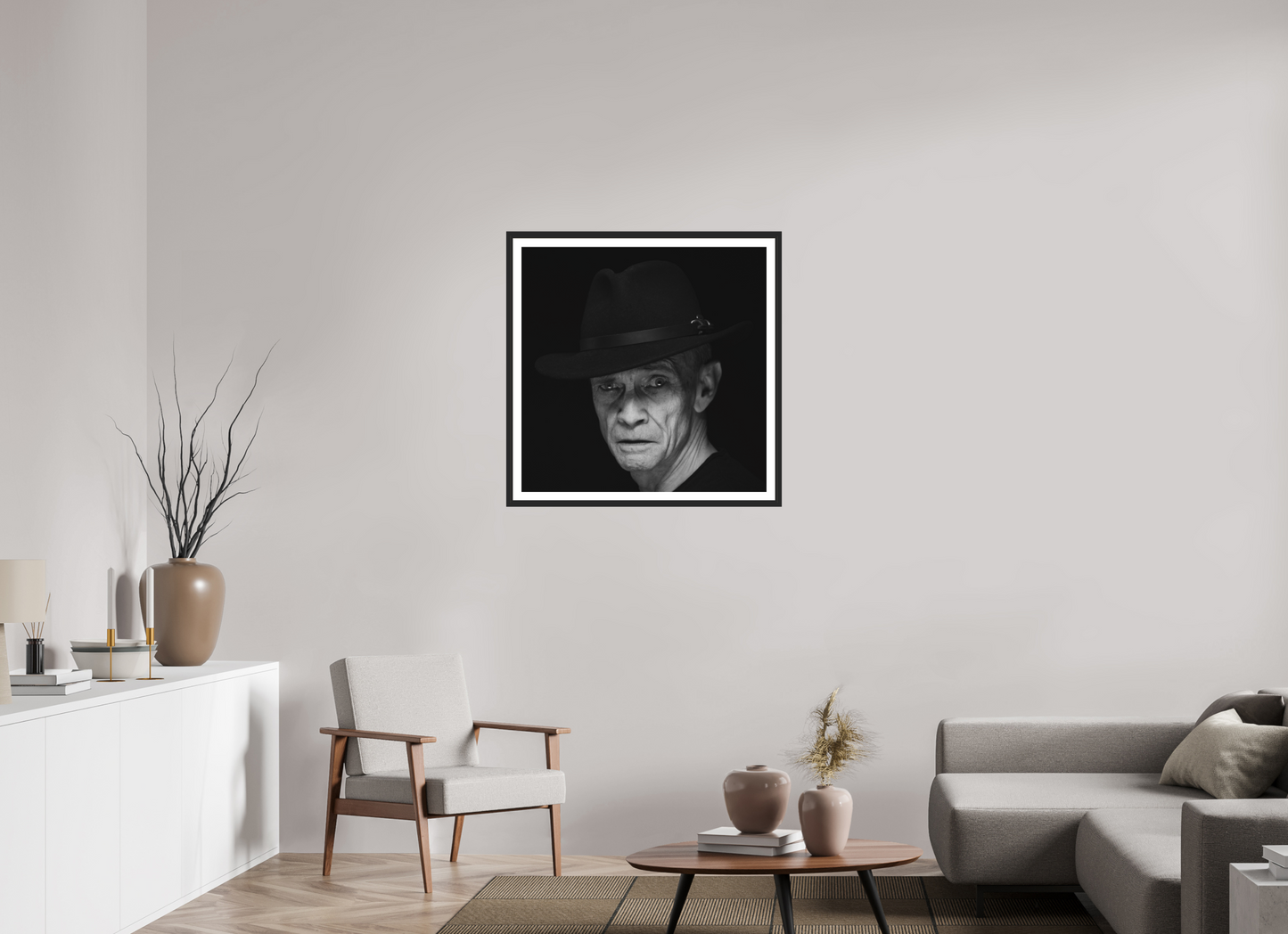 Showdown - Schwarzweiß-Fotografie, Portrait - Hochwertiger Abzug in Galeriequalität