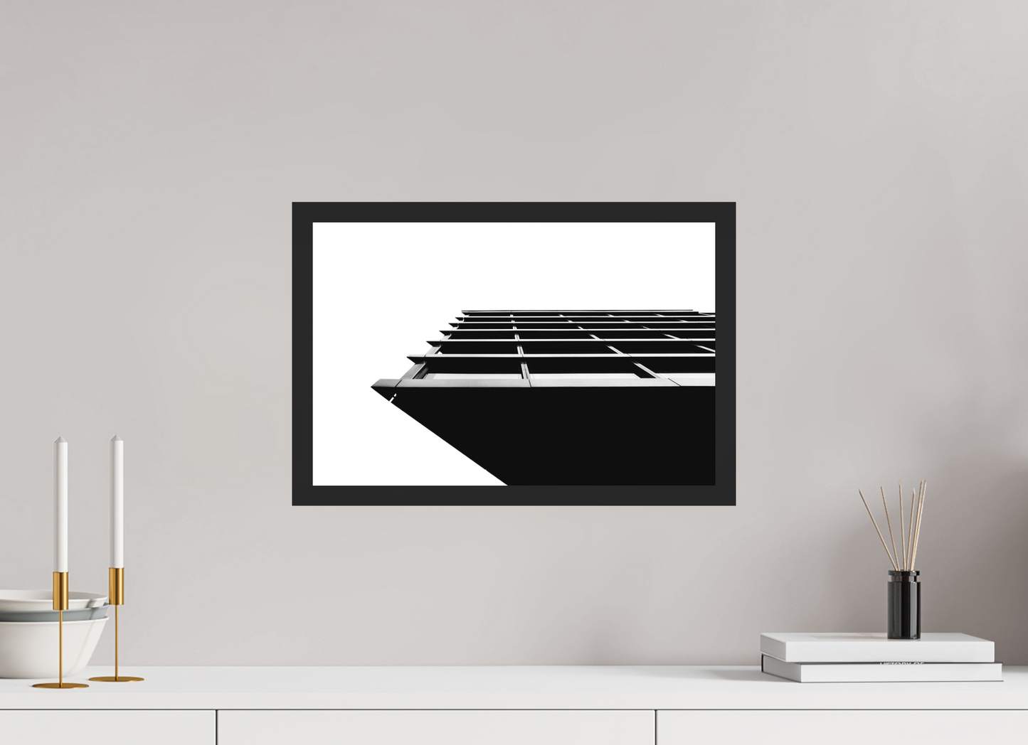 Protrusion - Black and White Architectural Photography - Gallery-Quality Premium Print