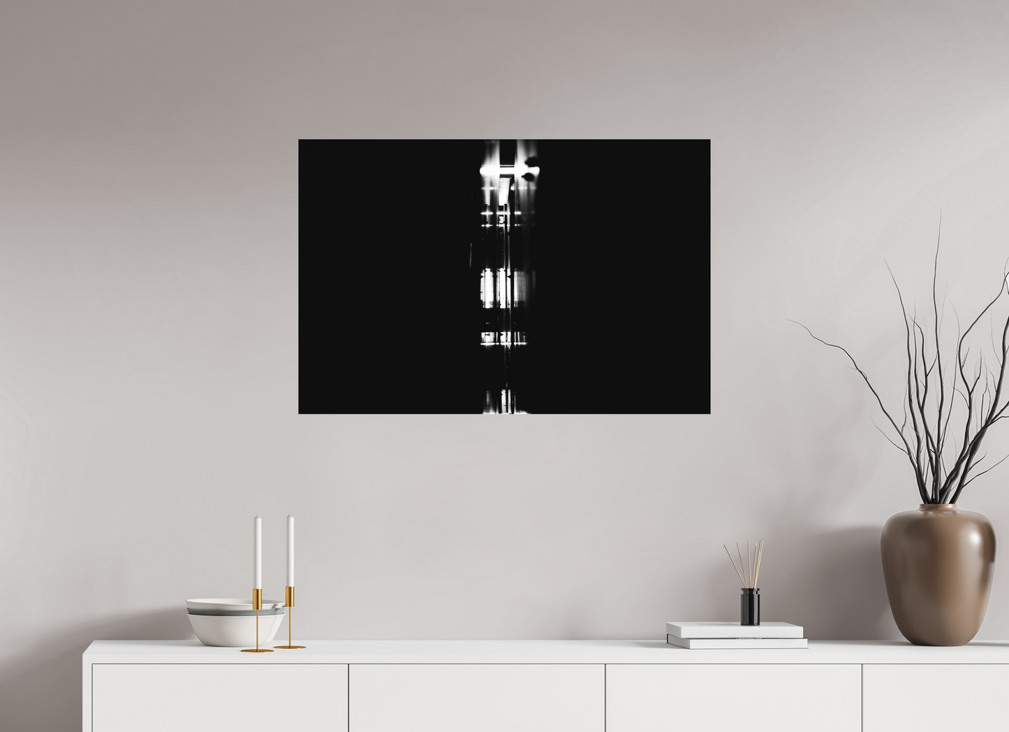 Slit - Abstract Black and White Fine Art Photography Print