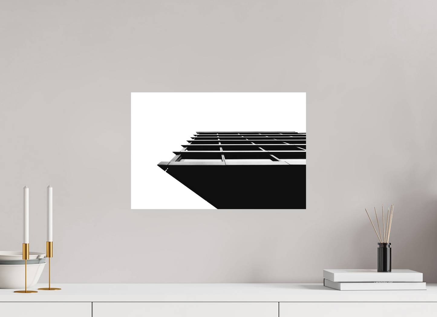 Protrusion - Black and White Architectural Photography - Gallery-Quality Premium Print