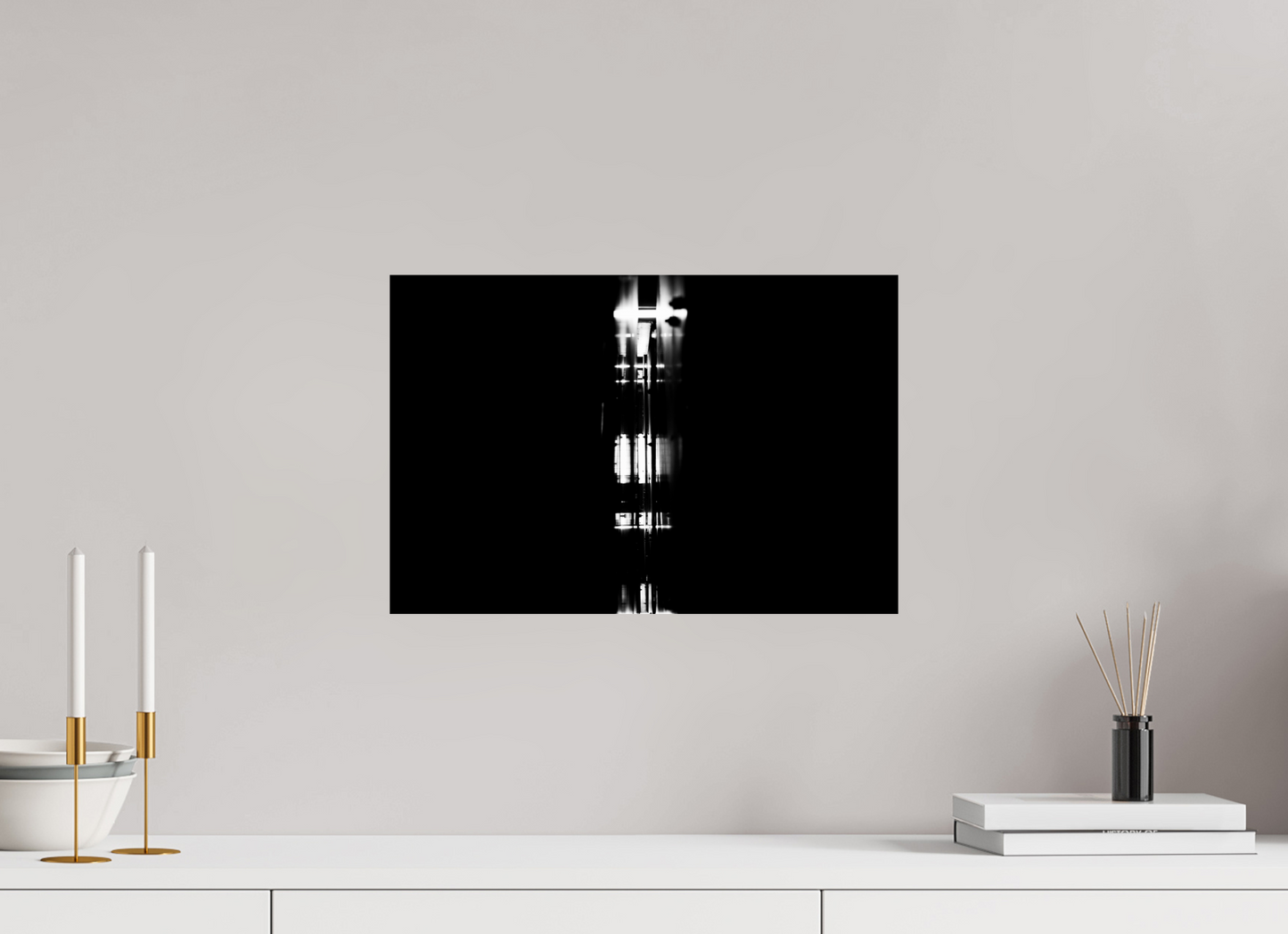 Slit - Abstract Black and White Fine Art Photography Print